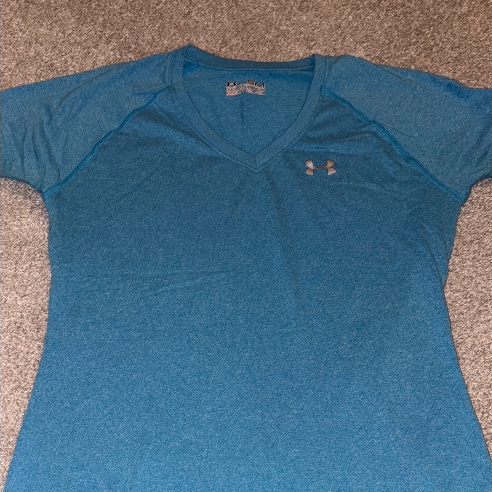 Under Armour Gray Fitted Short Sleeve T-Shirt